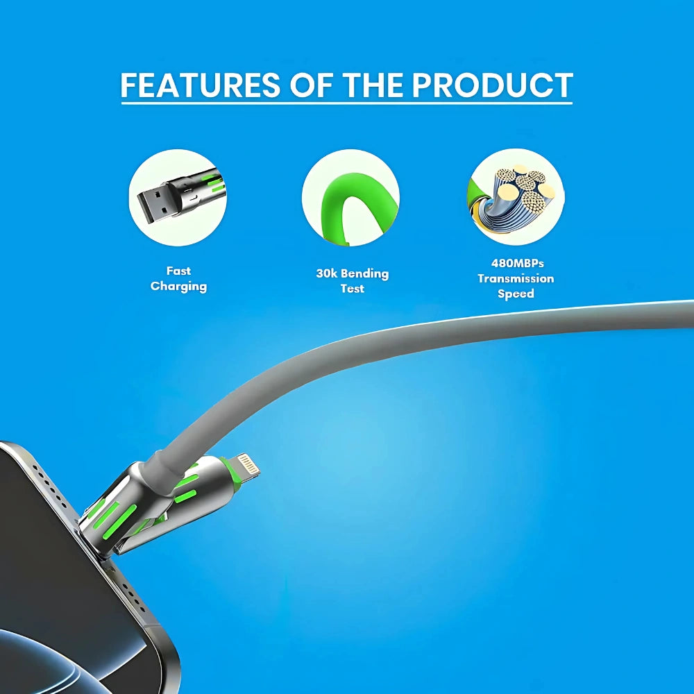 كابل شحن USB متعدد 4 في 1