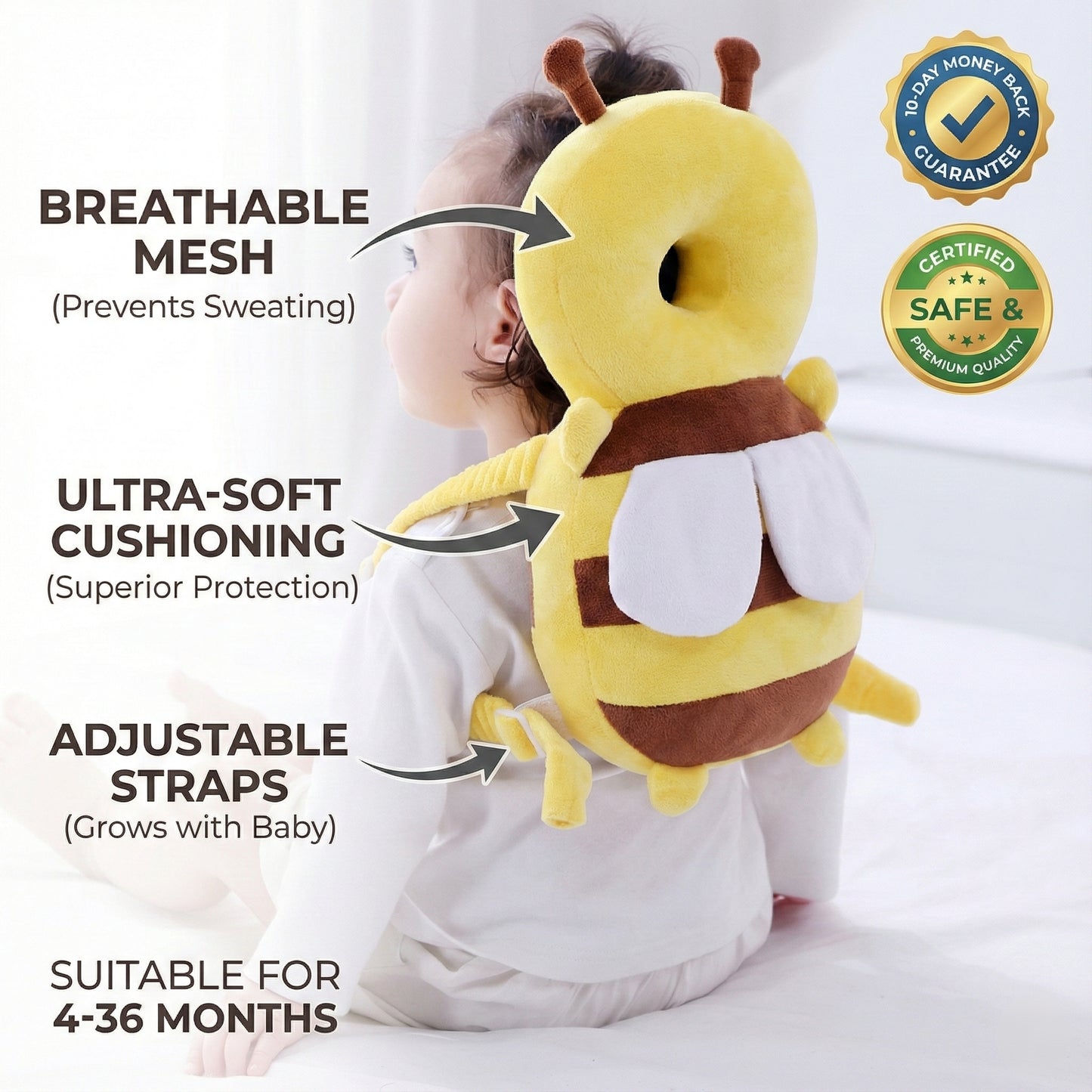 Baby Head Protection Backpack
