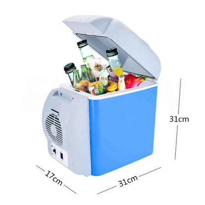 Portable Car & Home Mini Fridge – 7.5L Hot & Cold
